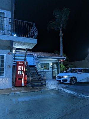 Lobby Area At Night.