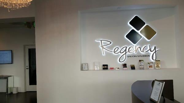 We're located inside Regency Salon Studios