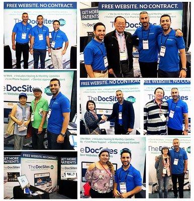 Our Dental Marketing Specialists met with many happy dentists who use our website services.