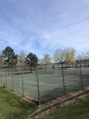 Tennis courts