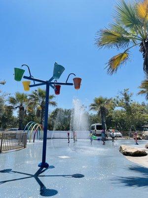 Splash pad area