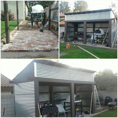 Installed Pavers
New Outdoor Kitchen