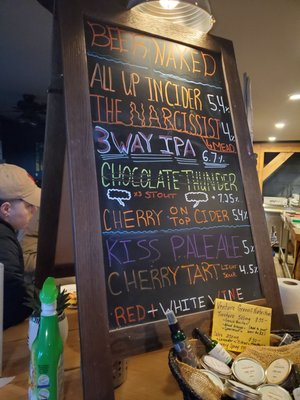 beers on tap Nov 2021