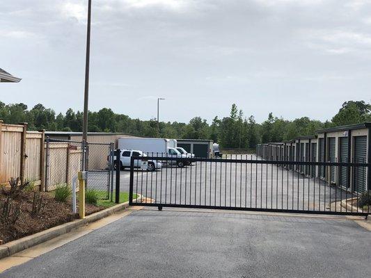 Our facility is completely fenced and gated!