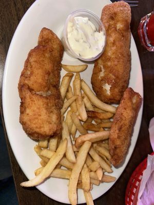 Fish fry with French fries