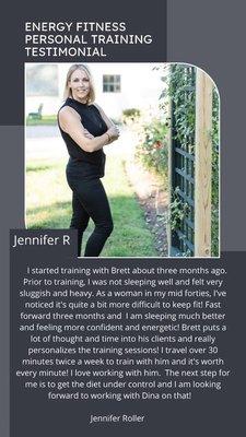 Client Testimonials-Exceptional Personal Trainers!