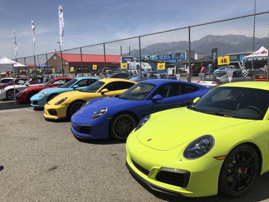 California Festival of speed at Autoclub speedway. 991 Carrera and Cayman. Check my IG "leestrotech" for many more pics.