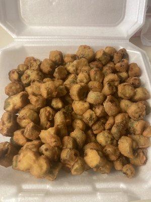 Fried okra