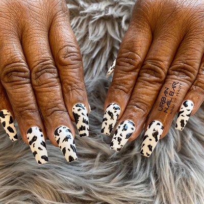 Cow Prints Nails