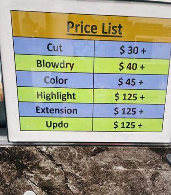 Prices @w