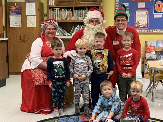 Weis Markets brought Santa in to see our students during our Parent's Night Out!