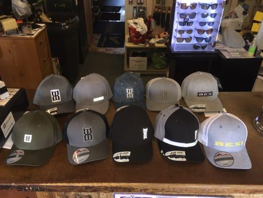 Here are some of the new hats we are currently stocking from BEX.