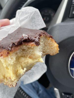 Boston creme donut