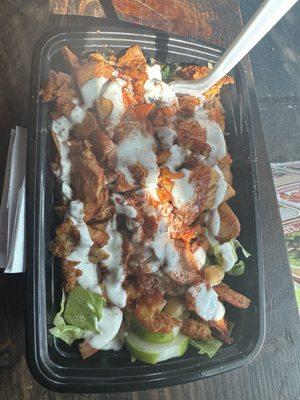 5)CHICKEN SHAWARMA PLATTER