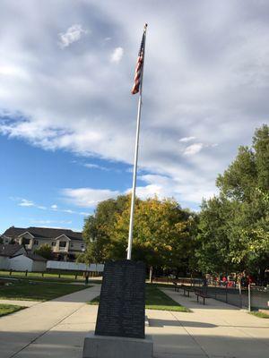 Commemorative flag