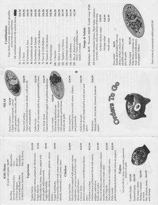 TOGO menu 2