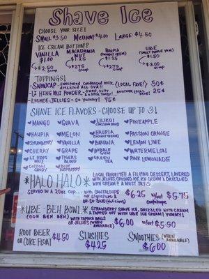 The best part of the menu is the Halo-halo!