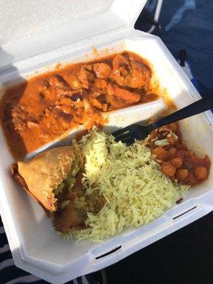 Combo Platter/Coconut Korma