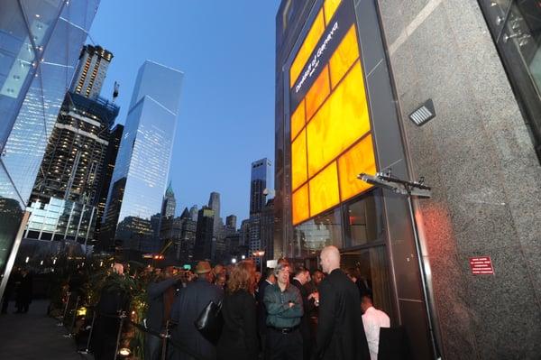 As the sun set, guests were welcomed and introduced to the new Davidoff of Geneva since 1911 shop in Downtown NYC.