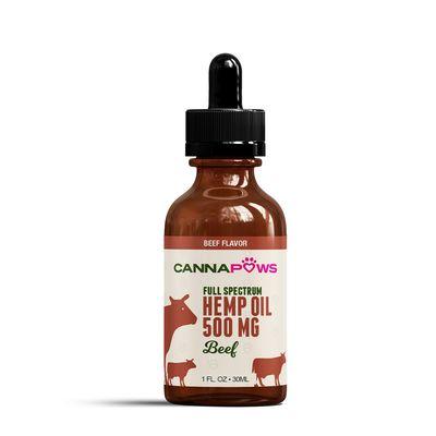 500mg Hemp Extract Beef Flavor Oil