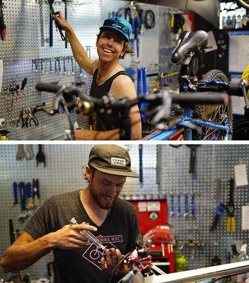 The best bike mechanics around.