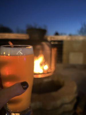 Fireside beer