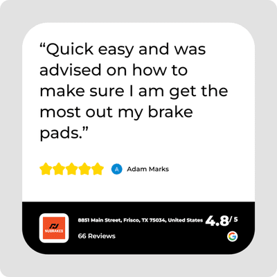 Customer Review in Brake Pads