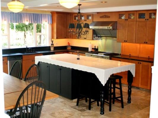 Kitchen Remodel w/ new lighting in, under, and over cabinets plus new general purpose lighting.