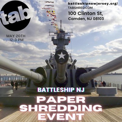 Shred day for the battelship NJ! #tabshred