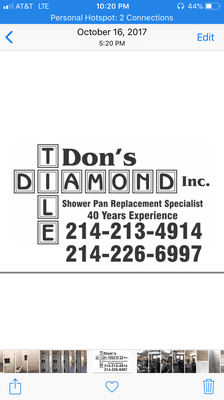 Company logo and contact numbers.