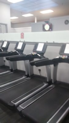 Every single treadmill in this place has a sign on it that the tread is dead.