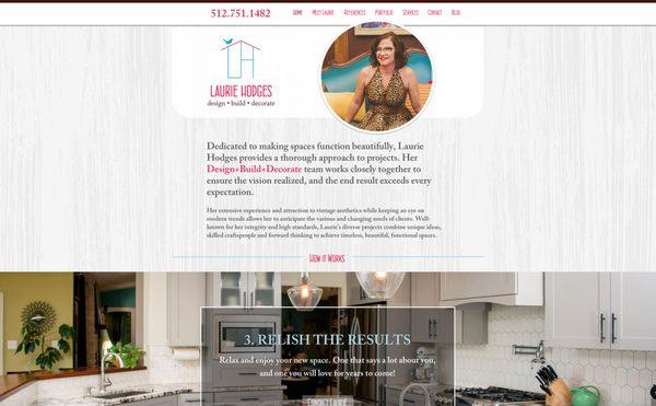 Laurie Hodges - Interior Design Website | Buda, TX