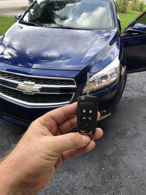 Chevy remote key made