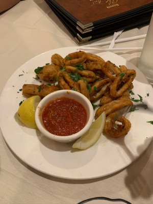 Fry Calamari Fra Diavolo