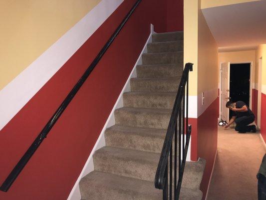 Staircase Wall Painting