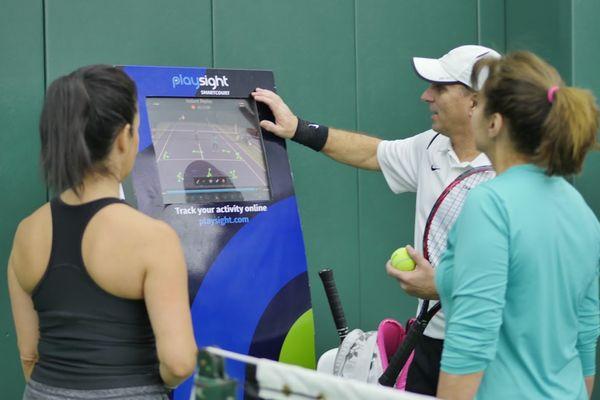 Our adult players have access to the latest technology from PlaySight smart courts, instant replay system, video analysis, and programmable