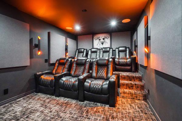 Custom theater room