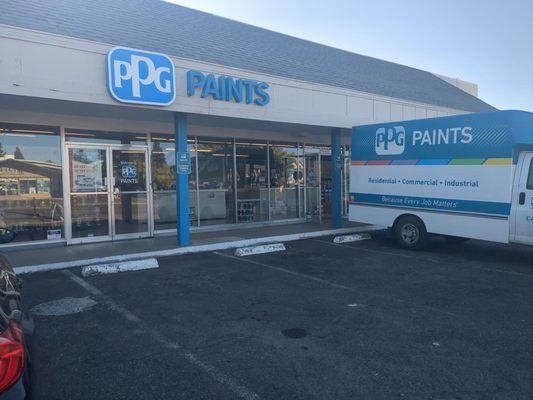 PPG Paints Entrance