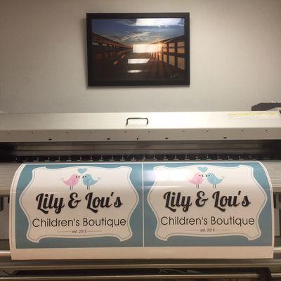 Wide format printing.. up to 60" wide!