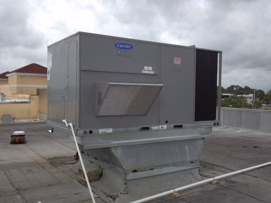 20 Ton Package unit on the roof