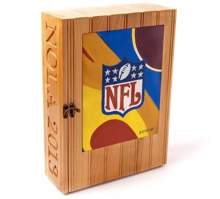 Super Bowl Bid box that helped land the big game for New Orleans.