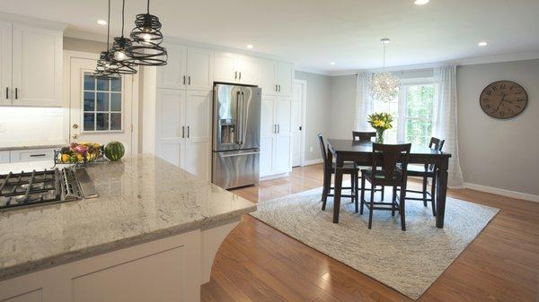 Kitchen in Mechanicsville painted light gray