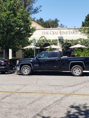 The Ojai Vineyard is in the old firehouse building.  Very cool atmosphere.