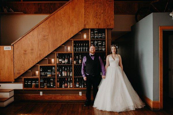 Wedding at The Altamont Theatre in Asheville, NC.