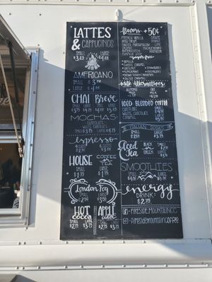 The menu