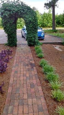 BRICK WALKWAY