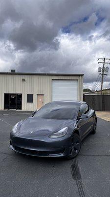 2023 Tesla tinted with full ceramic!