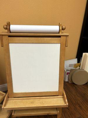 Easel with whiteboard and chalkboard on the back for sale!