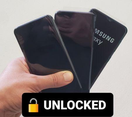 We sell unlocked phones