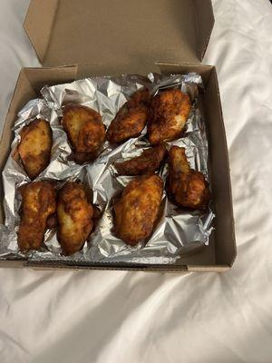 8 piece hot wings